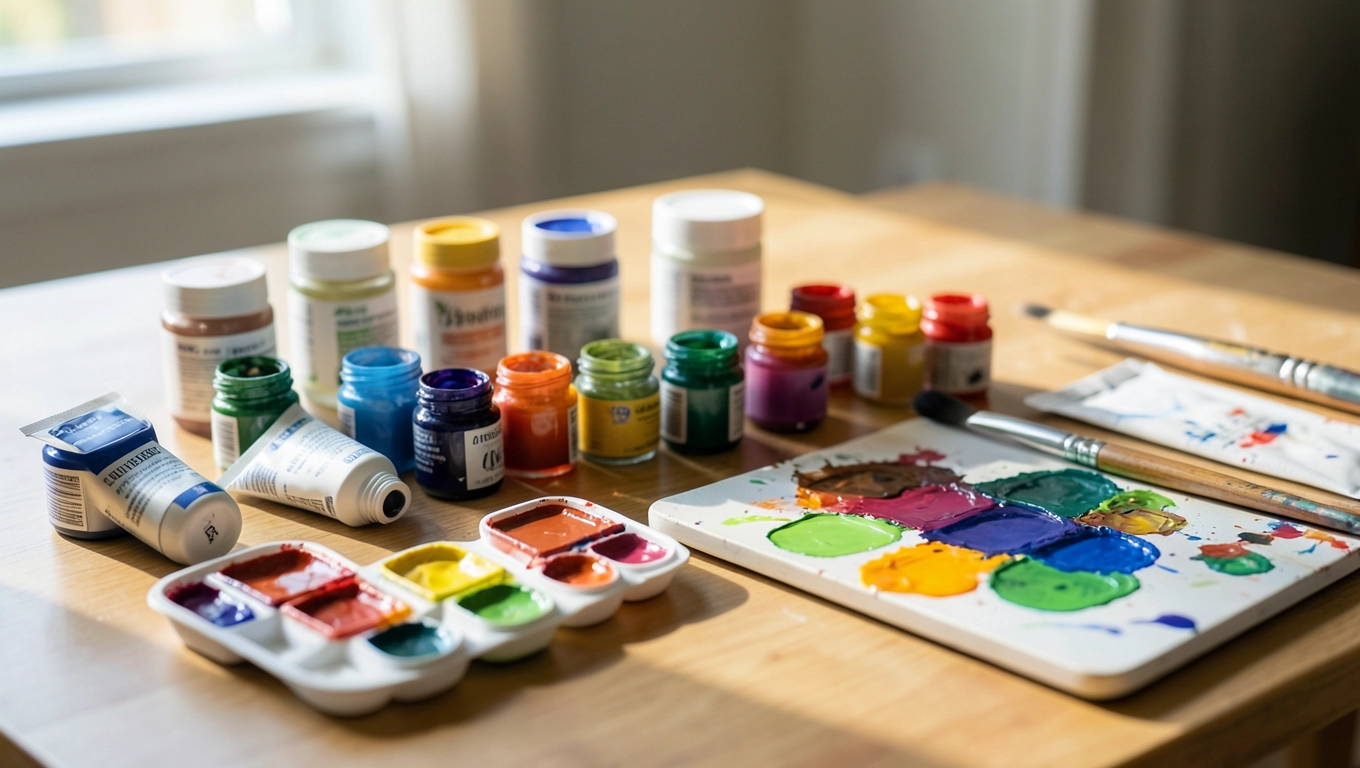 jakie farby akrylowe na początek